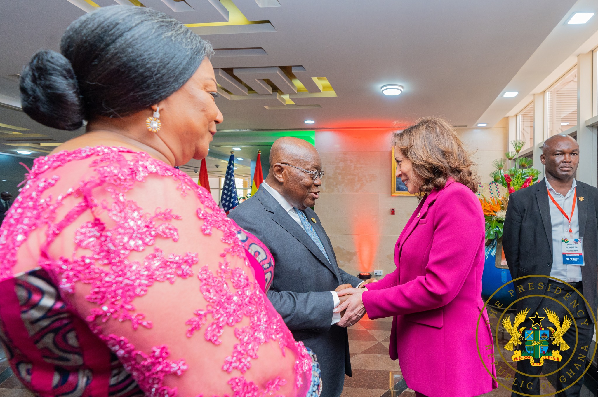 Ghana would continue to collaborate with the United States of America at all levels—Akufo-Addo Assures Kamala Harris