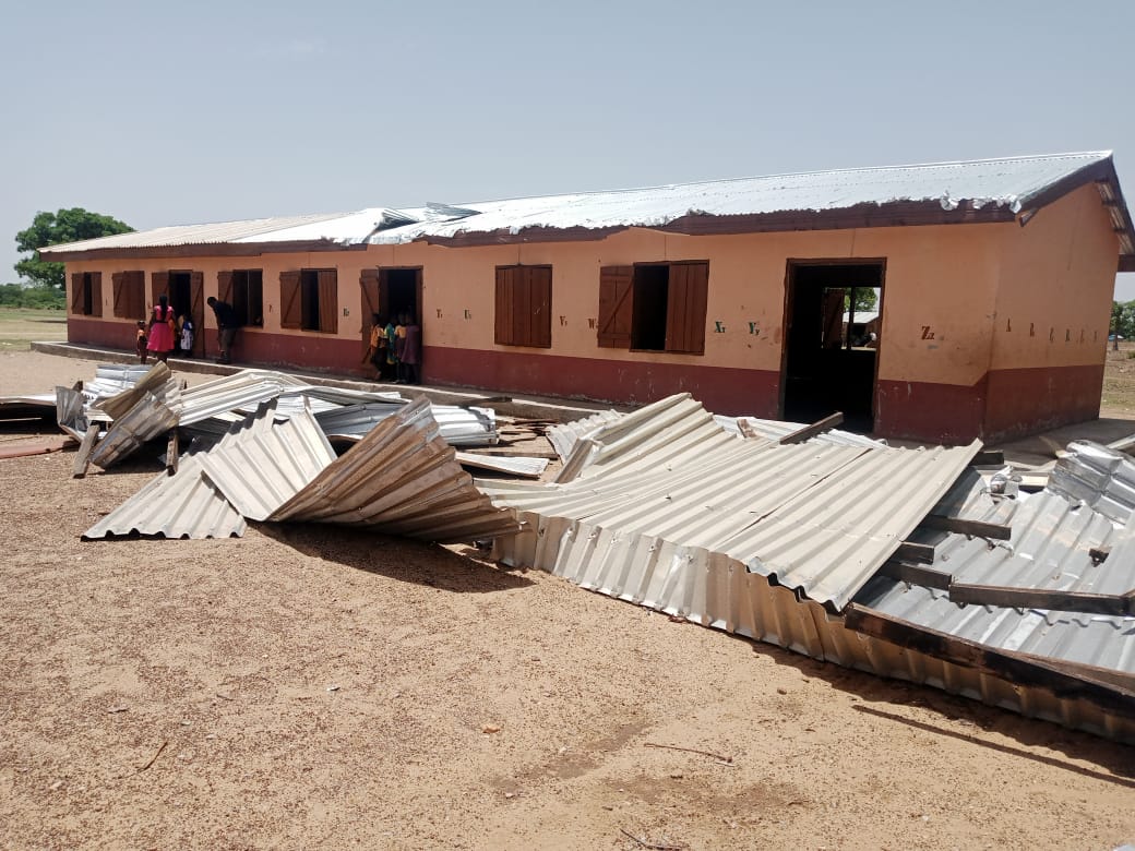 Tempane: Two dead and three with severe injuries in Tempane District windstorm disaster.