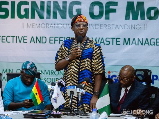 Jospong Group of Companies to Build Waste Treatment Plants in Lagos, Nigeria