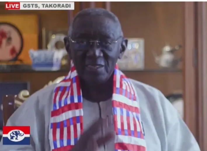 Former President Kufuor Endorses Bawumia as the ‘Man of the Moment’ at 2024 NPP Manifesto Launch