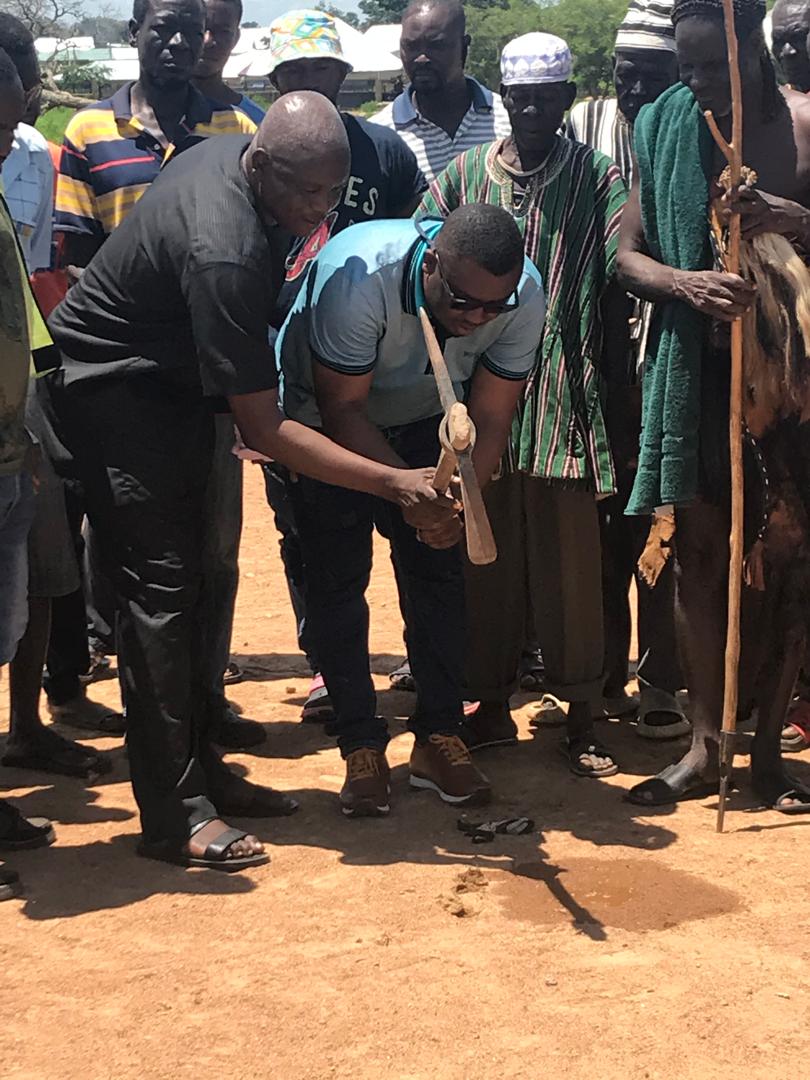 NPP Parliamentary Candidate Fulfills Promise, Initiates Astroturf Construction in Bolgatanga East