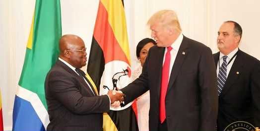 Nana Addo Dankwa Akufo-Addo extends his heartfelt congratulations to Donald Trump