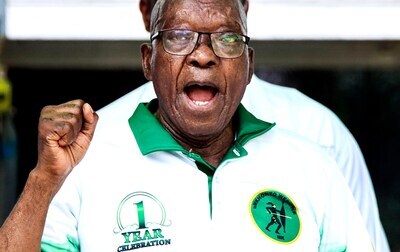 Zuma Rallies MK Party Supporters at Half-Filled Moses Mabhida Stadium