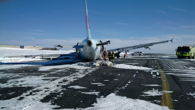 PAL Airlines Aircraft Makes Emergency Landing at Halifax Airport After Landing Gear Malfunction