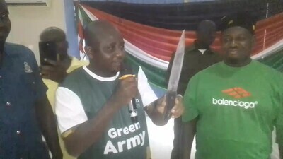 NDC Presents Knife to Defeated NPP Candidate to Politically Cut Off……