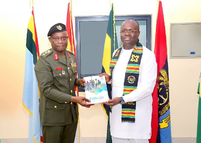 Minister of Defence Engages Ghana Boundary Commission to Enhance National Security and Economic Prosperity