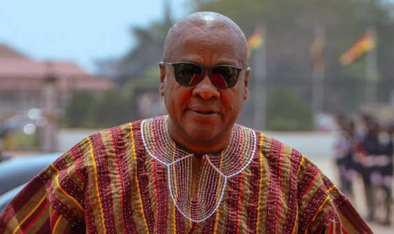 Mahama Vows to Fix Ghana’s Economic Crisis by End of Four-Year Term