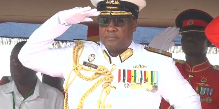 President Mahama Pledges to Improve Healthcare for Military Personnel