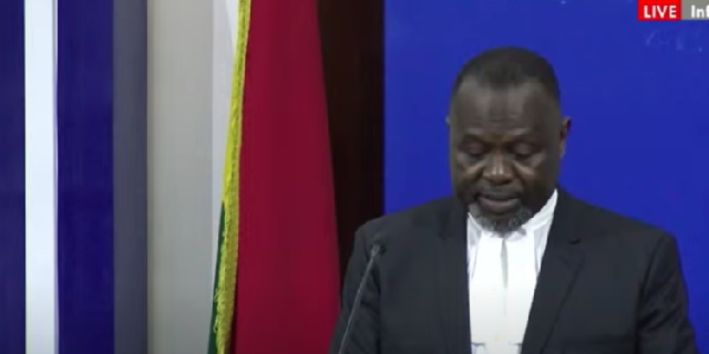 Dr. Ayine Vows to Enforce Code of Conduct Against Corruption