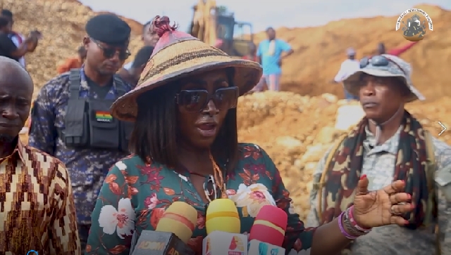 MDF Administrator Cracks Down on Illegal Mining in Nkomteng