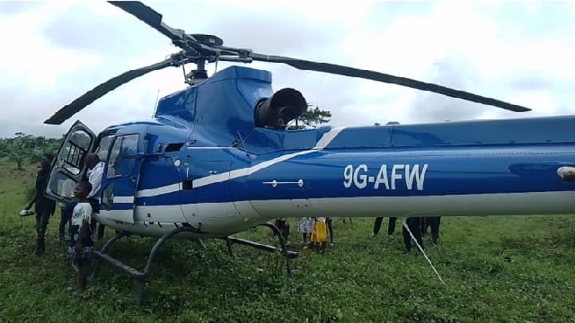 Breaking News: Emergency Landing of Volta River Aviation Helicopter