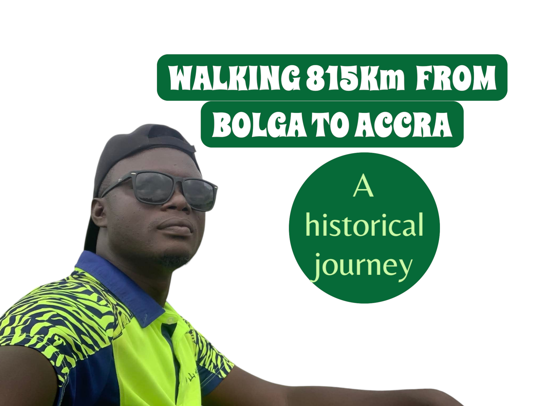 Meet Dennis Apusika, the man from Upper East Region trekking 815km