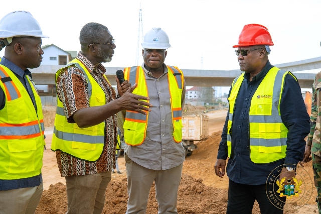 President Mahama Raises Concern Over the Ofankor-Nsawam Road Project Delays