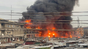 Fire Ravages Parts of Madina Market, Leaving Traders Devastated