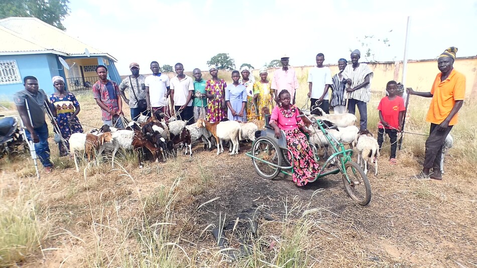 GFD Members in Talensi receive items for improved livelihood