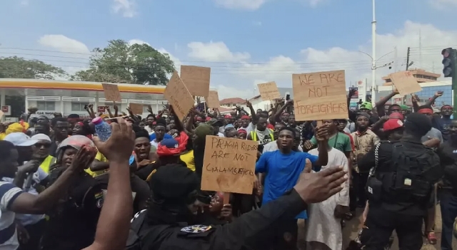 Pragya Riders Stage Mass Protest in Kumasi Over Harassment and Restrictions by City Authorities