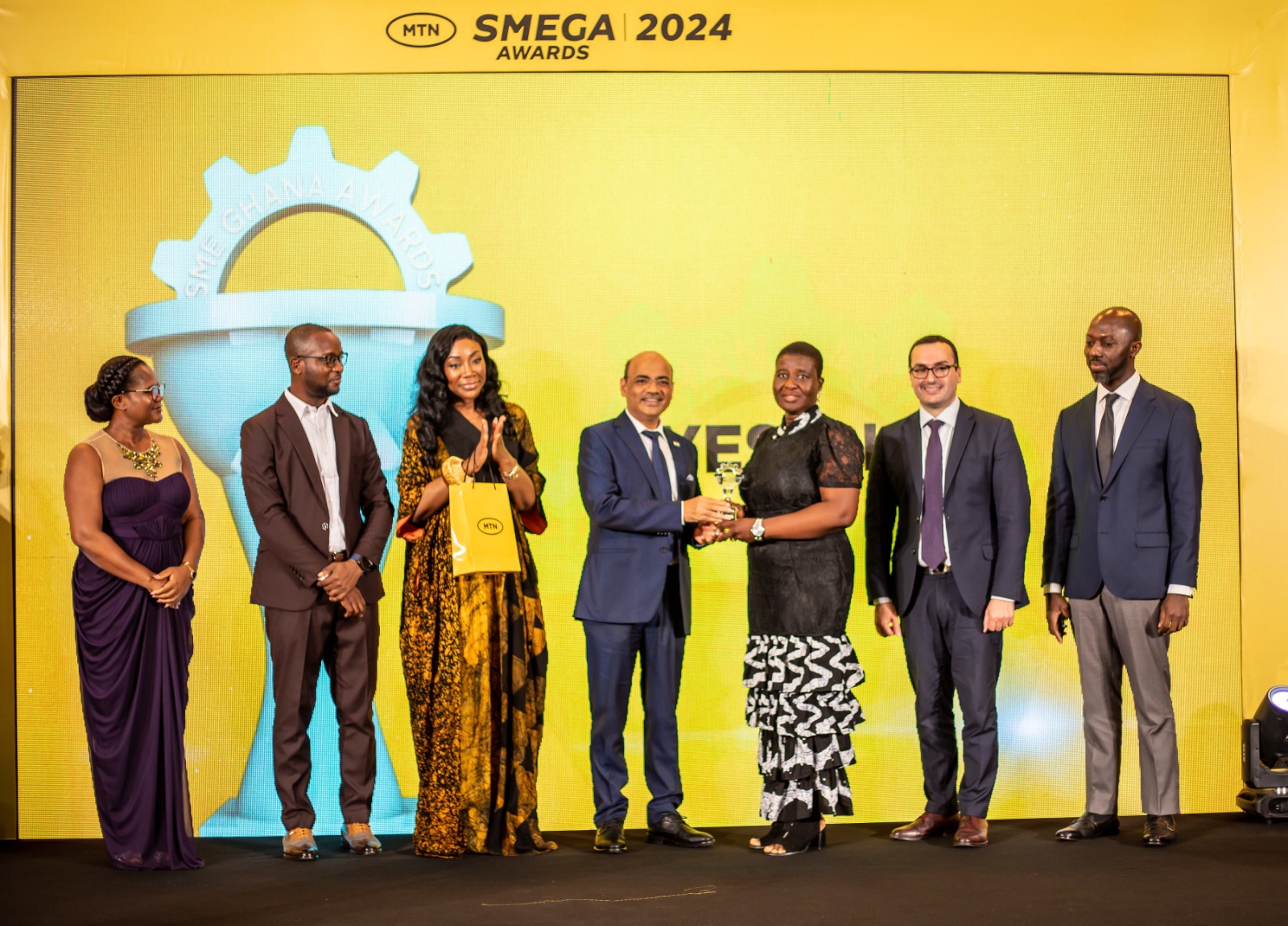 YESLI ICE CEO Wins Big As MTN’s SMEGA Awards Celebrate Ghanaian Entrepreneurship