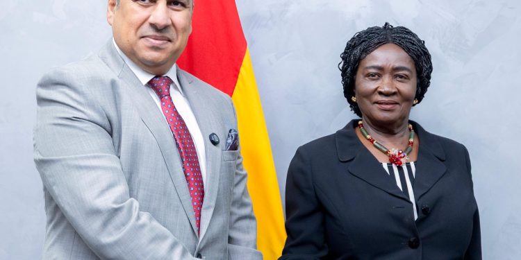 Vice President Opoku-Agyemang and Egyptian Ambassador Pledge Stronger Ghana–Egypt Ties