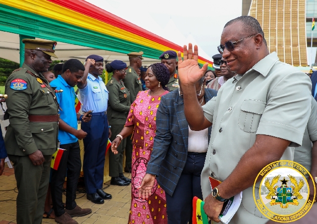 Ghana Air Force Takes Over Guard Duties at Jubilee House in Colourful Ceremony
