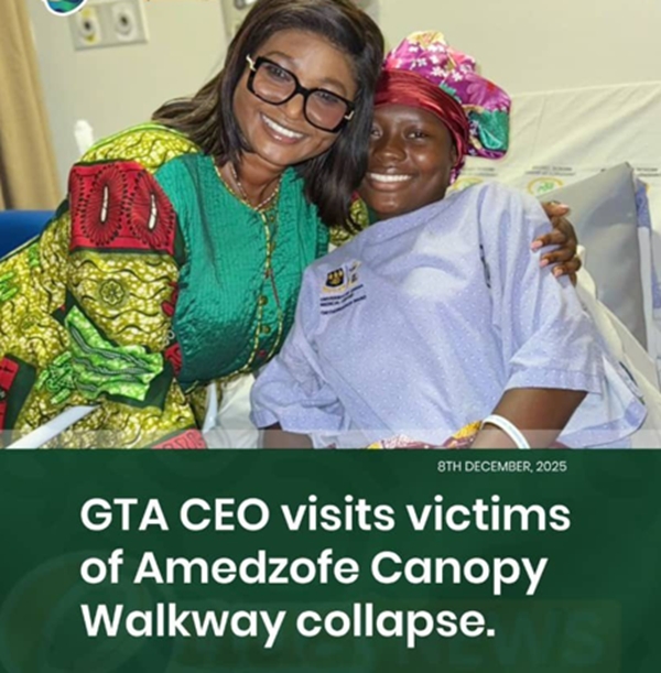 GTA CEO Visits Victims of Amedzofe Canopy Walk Accident, Pledges Support and Enhanced Safety