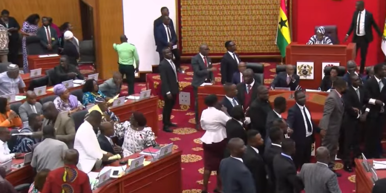 Amid Tension, Speaker Bagbin Presses On With Government Business Despite Minority Protest