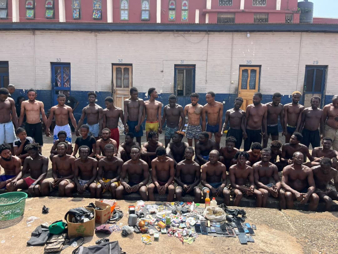 Obuasi Police Arrest 40 Suspects in Early-Morning Anti-Crime Operation