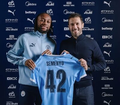 Manchester City Smash Transfer Record to Land Ghana’s Antoine Semenyo