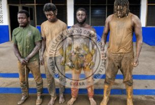 Four Arrested for Armed Illegal Mining at Ankobra
