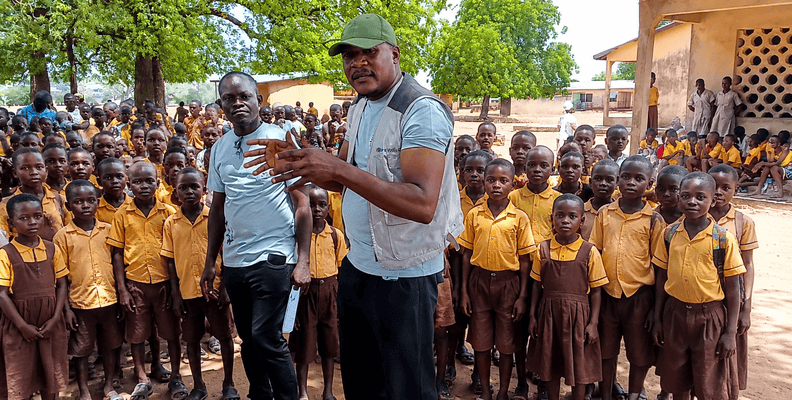 Ngamegbulam Takes Anti-Drug Campaign to Zorkor Tarongo Primary School