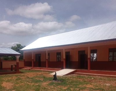 Nabdam MP Dr. Mark Kurt Nawaane Commissions Construction of 1No.2 Unit KG Block at Nkusiezie