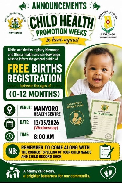 Upper East Records Major Gains in Birth Registration Through Collaboration and Mobile Outreach