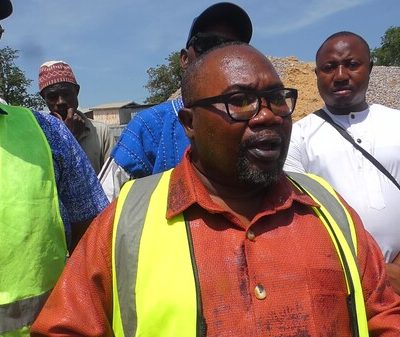 Nabdam MP Nawaane Inspects 24-Hour Economy Market Project, Urges Contractor to Deliver Quality Work