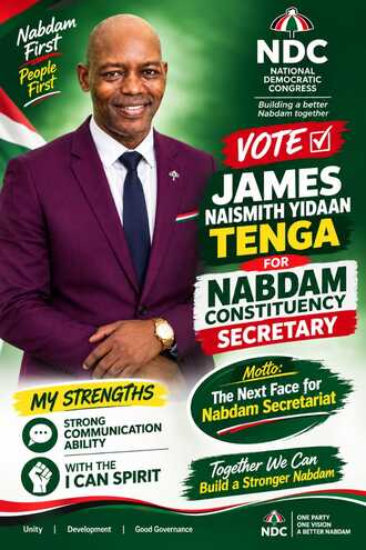 James Tenga Eyes Nabdam NDC Secretary Position After Years of Service