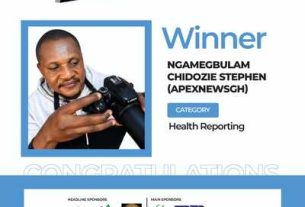 Ngamegbulam Chidozie Stephen Honoured as Best Health Reporter at 5th Upper East Regional GJA Awards